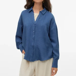 Chemise Melaney Queeny - Denim foncé mélangé