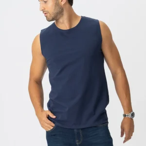 Tee sans manches - Marine