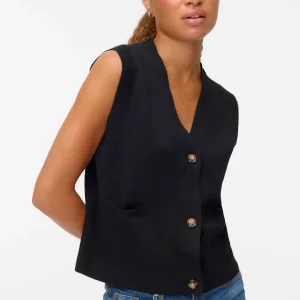 Gire de bouton Saba en V - noir