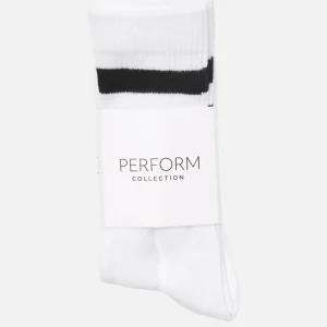 Chaussettes de tennis Heritage 5 pcs. - Blanc/Noir