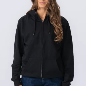 Hoodie zip de base - noir