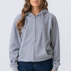 Sweat à capuche zippé de base - Gray