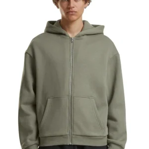Hoodie zip tous les jours - Olive pâle