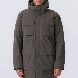 Edmund Long Parka Jacket - Black