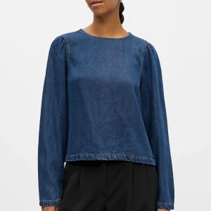 Haut de cadre - denim bleu foncé