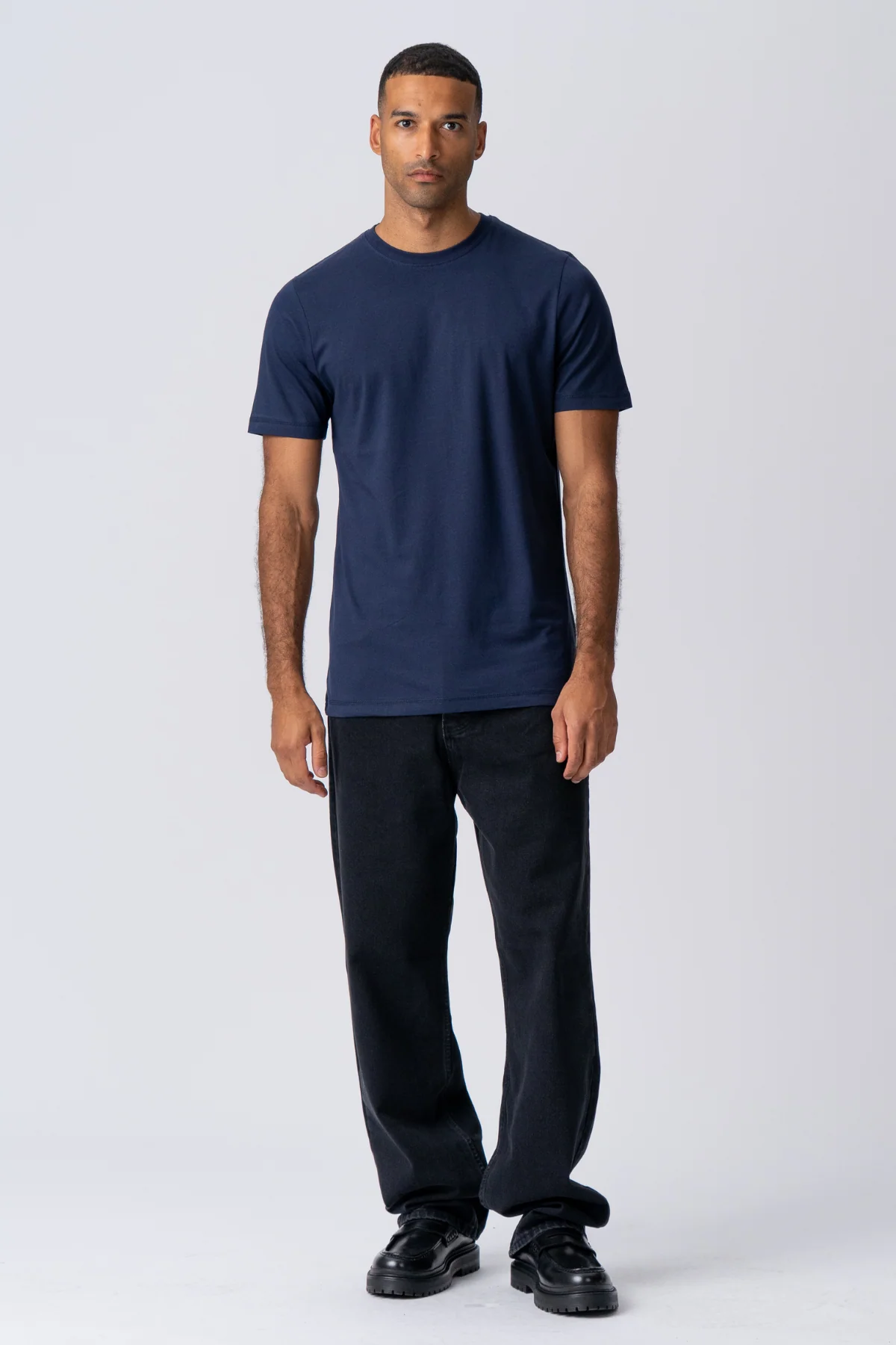 Basic T-shirt - Marine – Image 2
