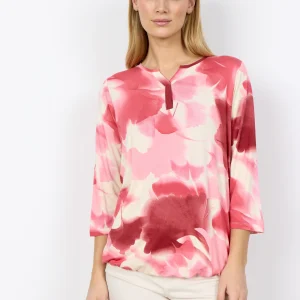 Chandail Douceur Col V Imprimé