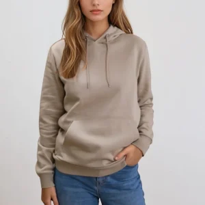Boyfriend Sweat Hoodie - beige foncé