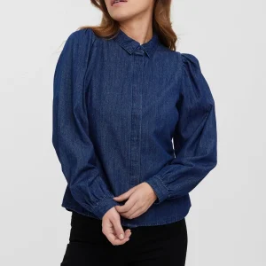 Nily Denim Shirt - Dark Blue Denim
