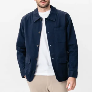 Veste de chemise à serre - Marine