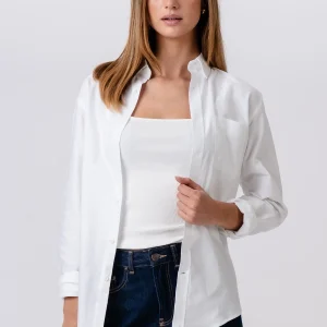 Boyfriend Oxford Shirt - White