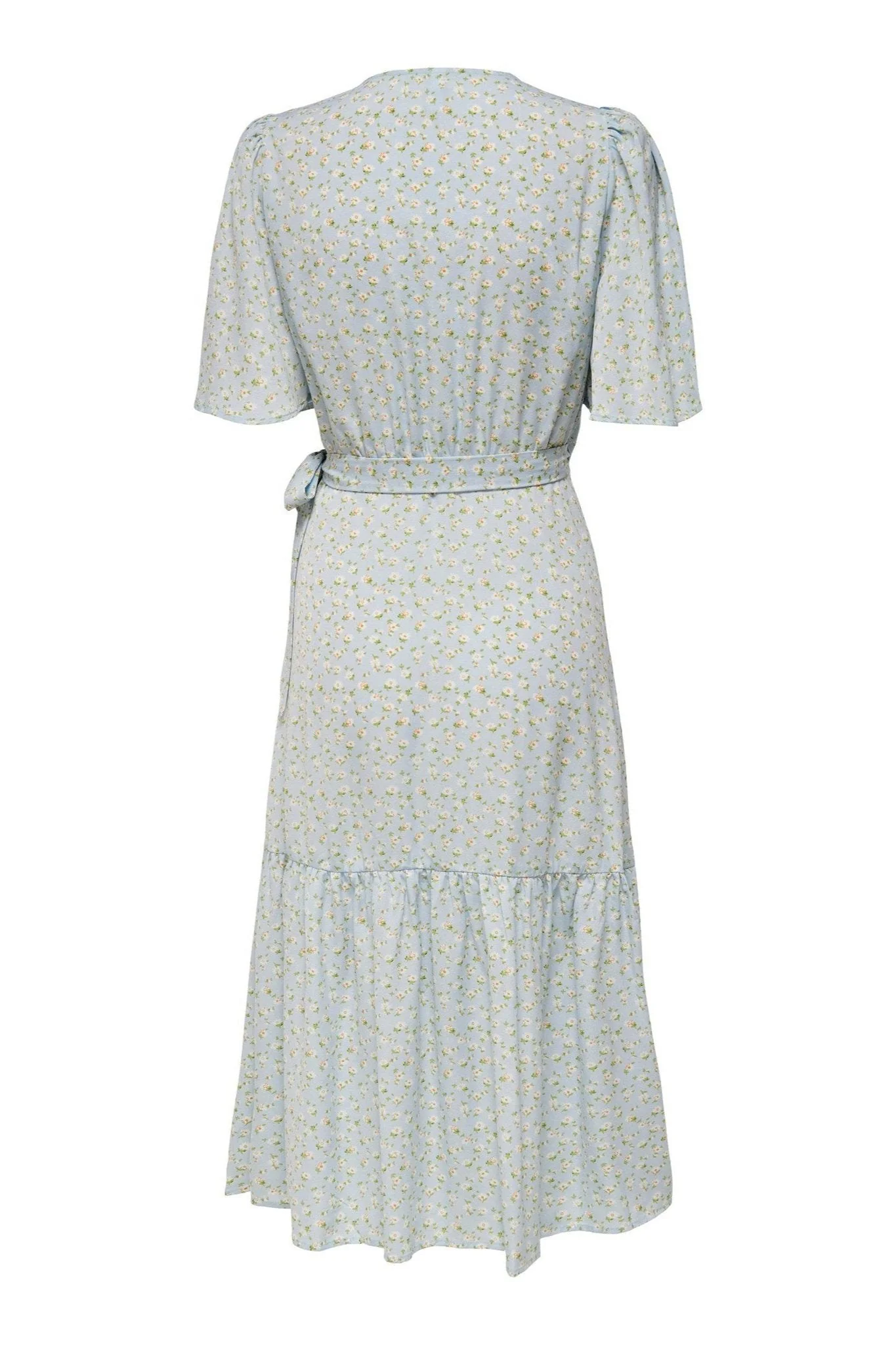 Dina 2/4 Robe enveloppée - Bleu – Image 3