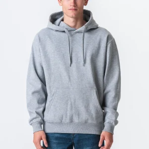 Sweat à capuche de base - gris clair