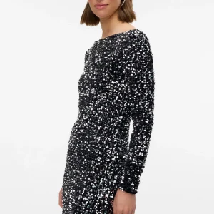 Bella Robe courte - argent noir