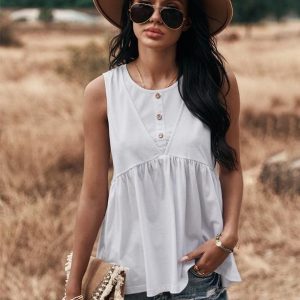 Tunique Bohème Blanche Volantée