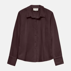UMS V-Neck Shirt - Chocolate Plum