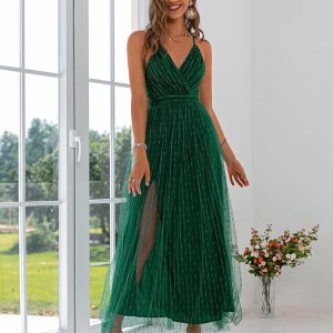 Robe De Cérémonie Vert Laque