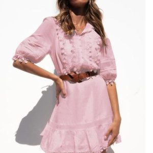 Mini Robe De Plage Blanche