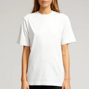 T-shirt surdimensionné - mélange gris clair