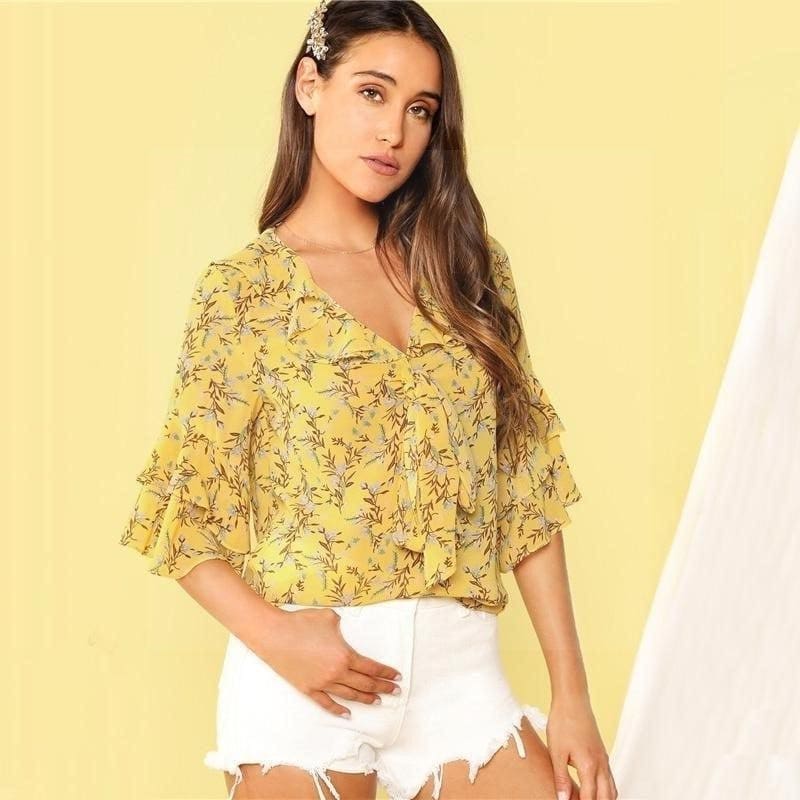 Blouse ample bohème – Image 3