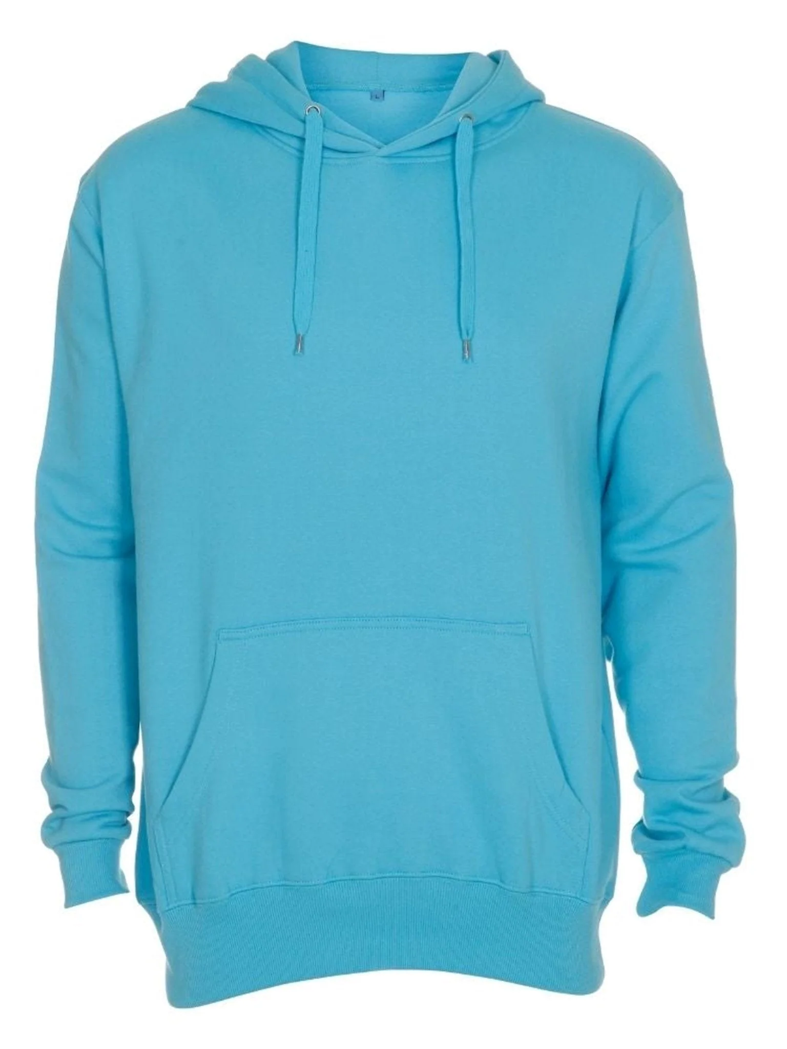 Oversized Sweat à capuche - Bleu turquoise – Image 4