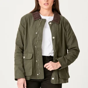 Veste en serre - Olive foncée