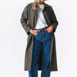 Carla Trenchcoat - Olive