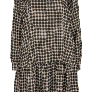 Dana Robe - Black Sable à carreaux