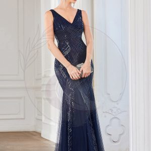 Robe de soirée moulante en cage sans manches à lacets
