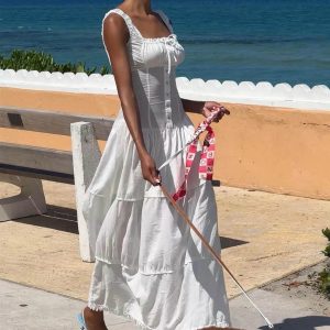 Robe Champêtre Chic Blanche