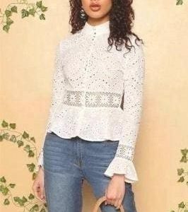 Haut dentelle bohème