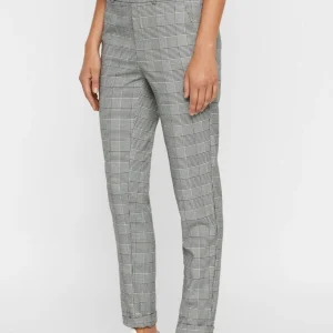Pantalon maya avec dés - gris / blanc