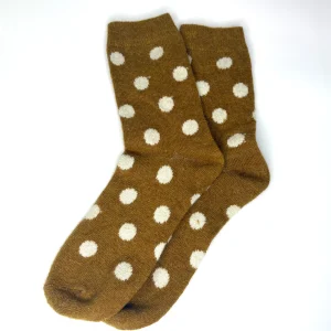 Bas de Laine Angora à Pois