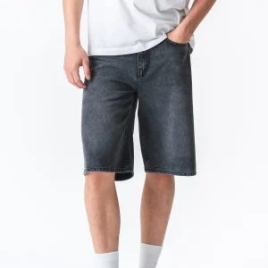 Denim Shorts Lâche - noir