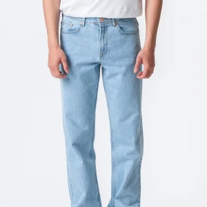 Jeans en ajustement détendu - denim bleu clair