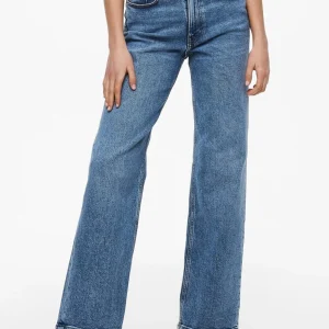 Jean juteux (jambe large) - bleu denim