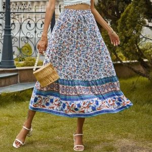 Jupe bohémienne décontractée