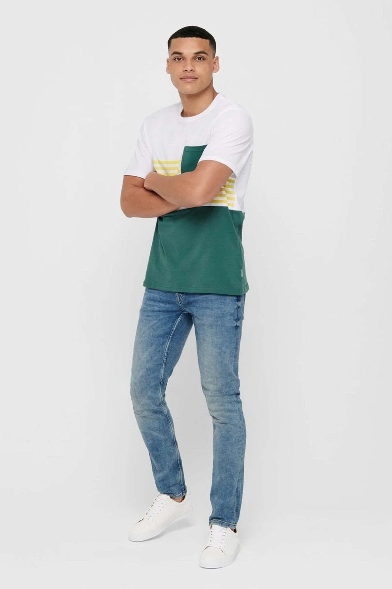 Jeans à mécanisme - Bleu en denim – Image 5