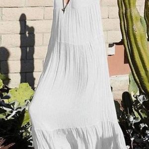 Maxi Robe Blanche Bohème