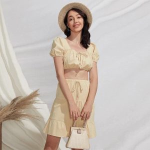 Ensemble Bohème Décontracté 2 Pièces