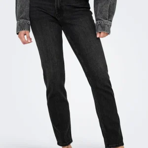 Jeans à taille Emily High - Denim noir