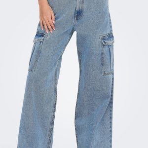 Hope High Waist Denim Jeans - Donim bleu foncé