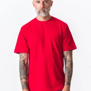 T-shirt surdimensionné - le rouge du Danemark