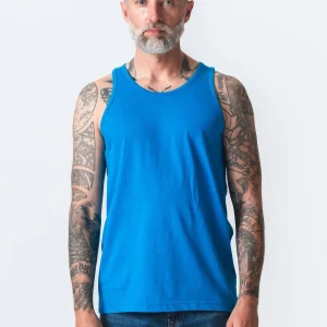 Basic Tanktop - Bleu à l'essence