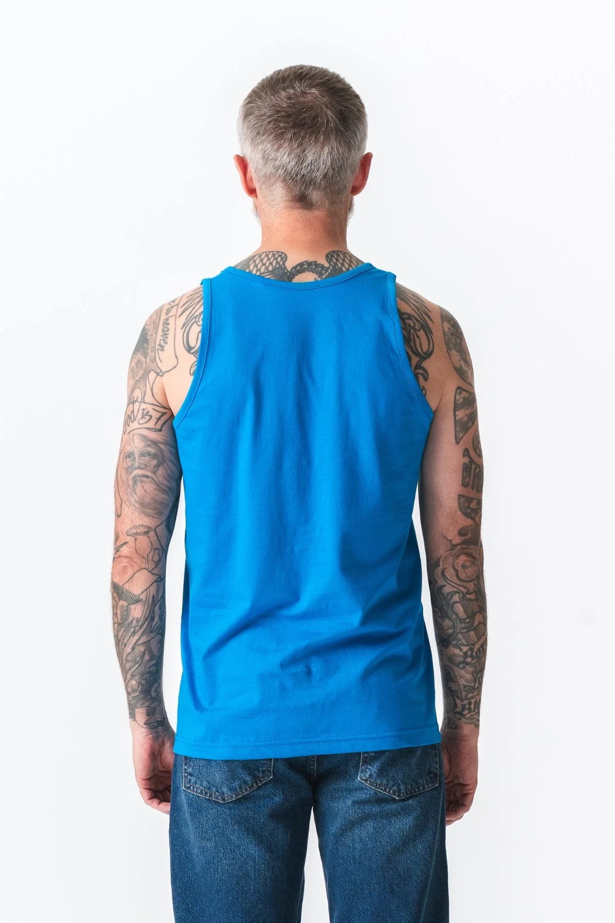Basic Tanktop - Bleu à l'essence – Image 3