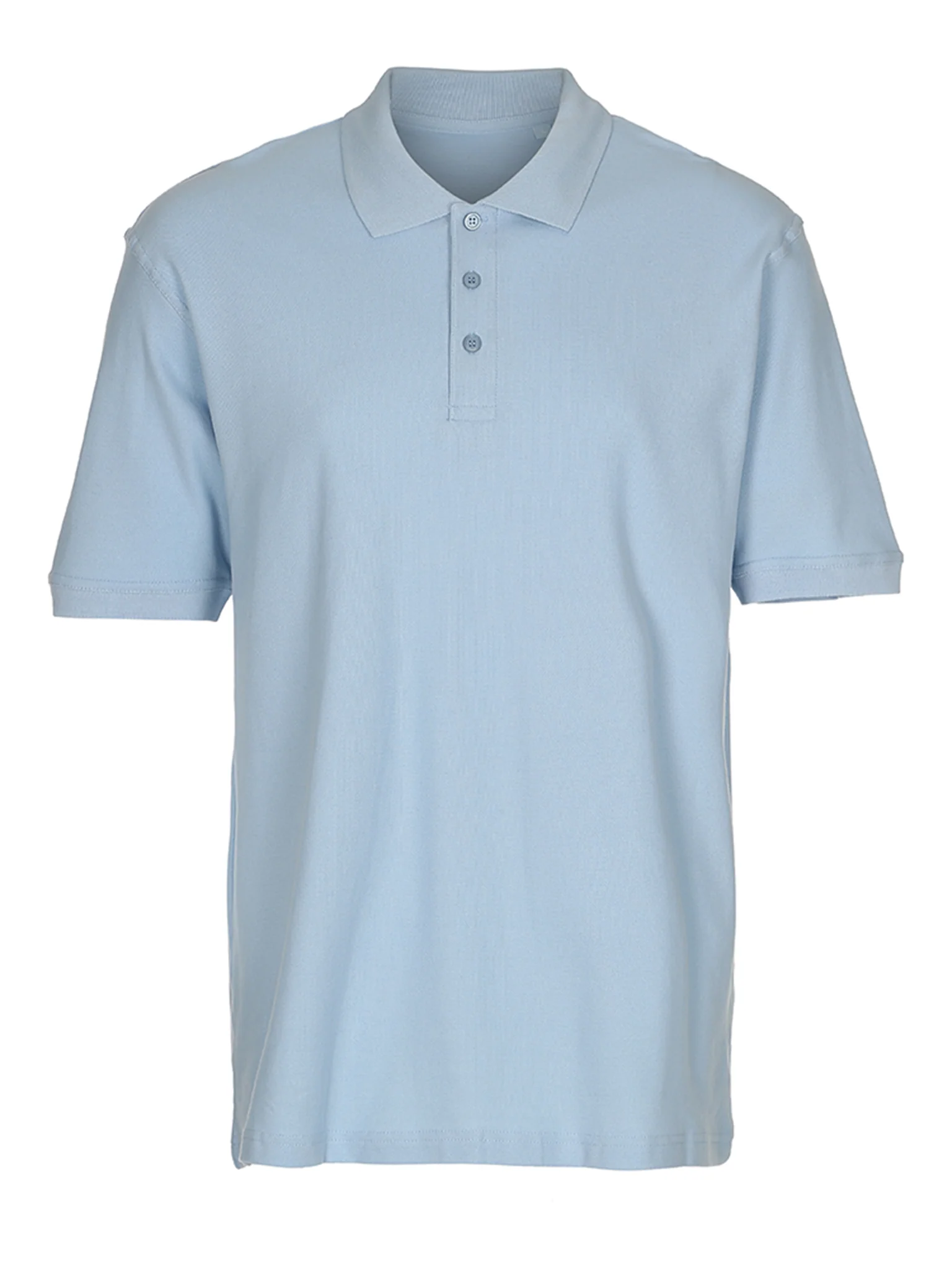 Basic Polo - Bleu clair – Image 4