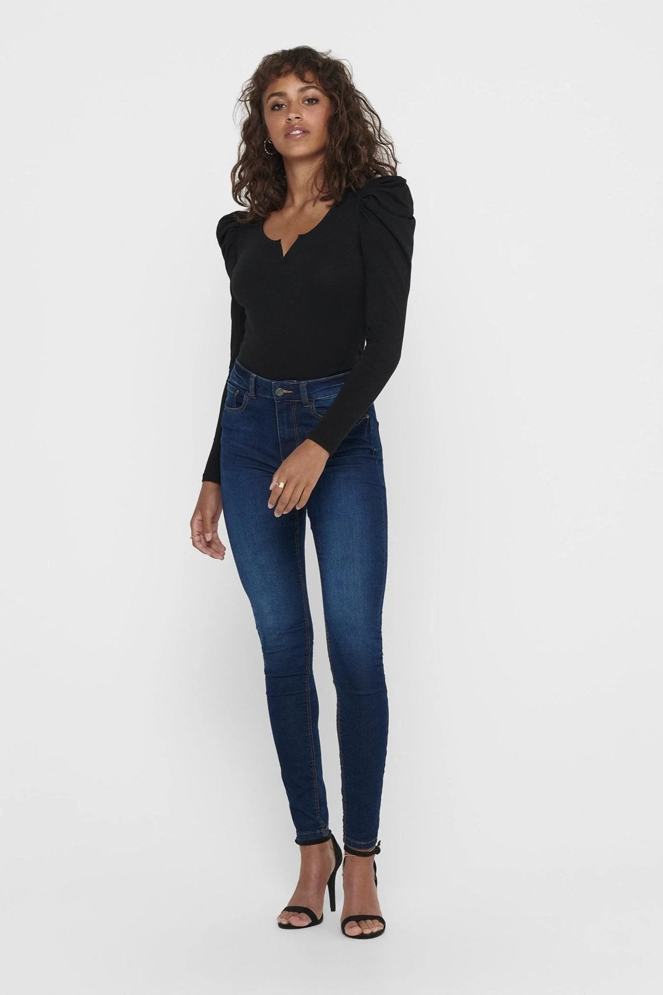 Jeans de performance - Blue Denim (High-Waist) – Image 3