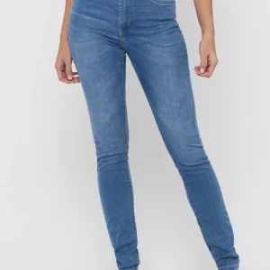 Jeans de performance - bleu clair (taille haute)