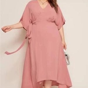 Robe romantique bohème grande taille