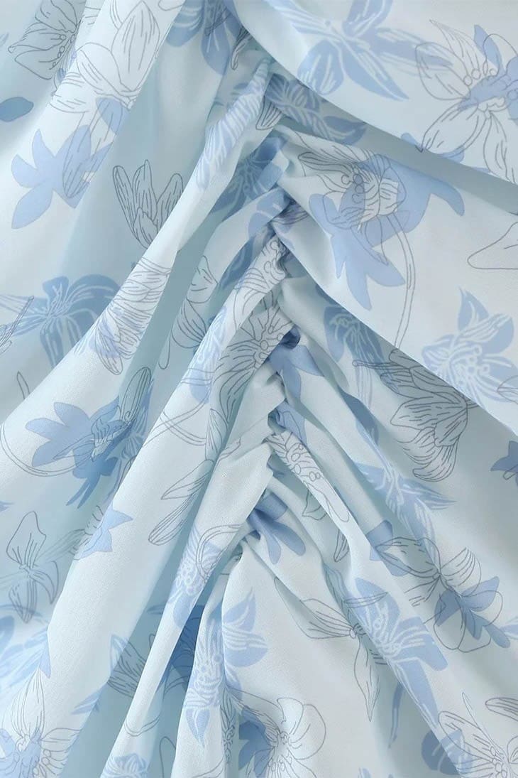 Robe Bohème Chic Bleue – Tula – Image 8